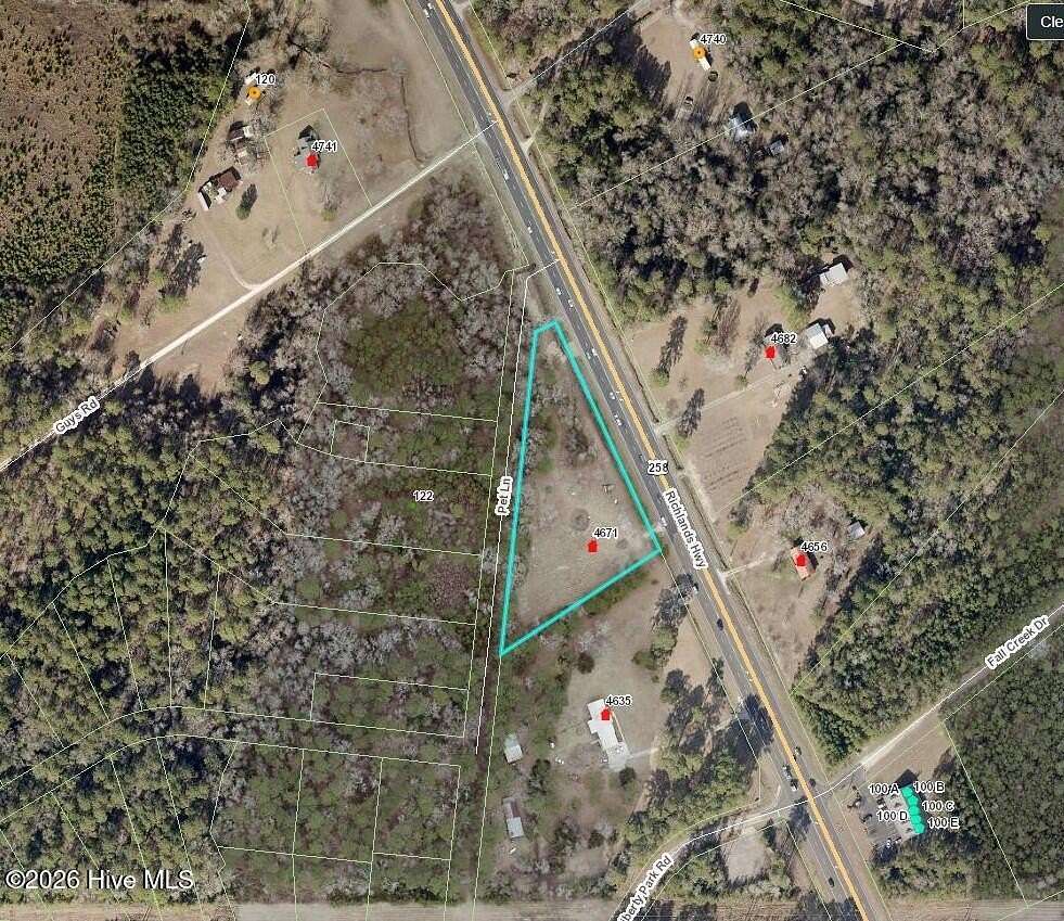 2.75 Acres of Mixed-Use Land for Lease in Jacksonville, North Carolina