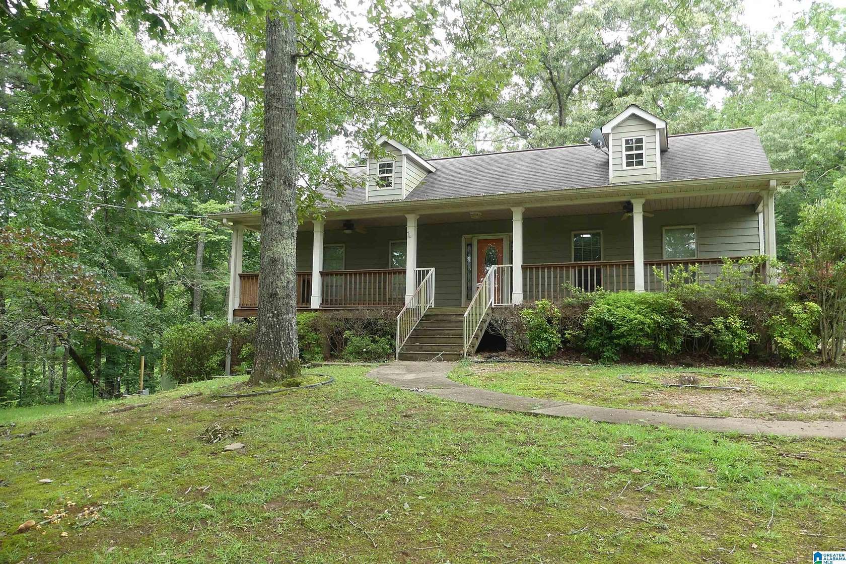 13.6 Acres of Recreational Land with Home for Sale in Wedowee, Alabama