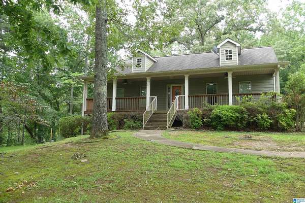 13.6 Acres of Recreational Land with Home for Sale in Wedowee, Alabama