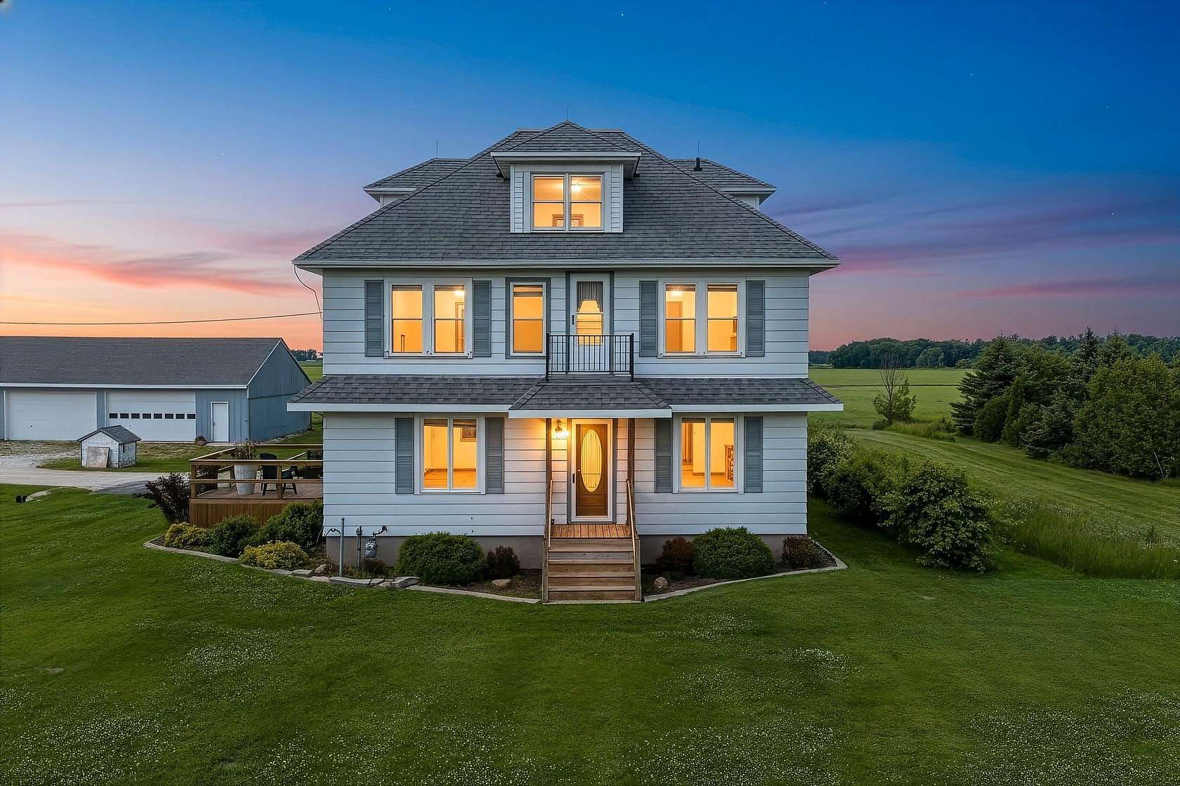 5 Acres of Land with Home for Sale in Denmark, Wisconsin