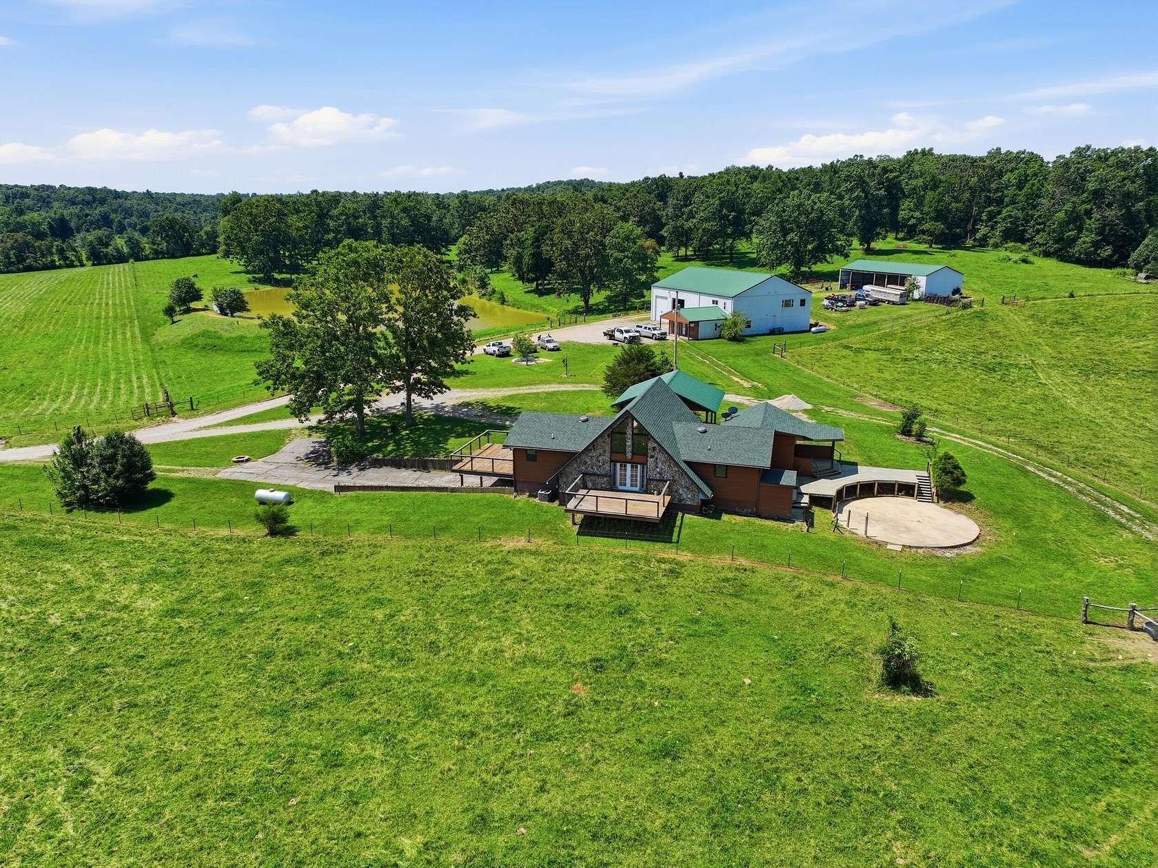 108 Acres of Agricultural Land with Home for Sale in Willow Springs, Missouri