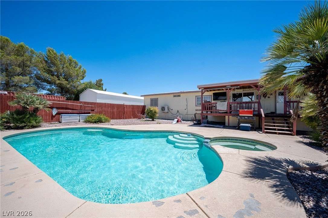 2.5 Acres of Land with Home for Sale in Pahrump, Nevada