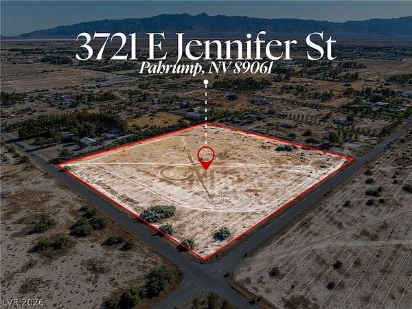 10 Acres of Residential Land for Sale in Pahrump, Nevada