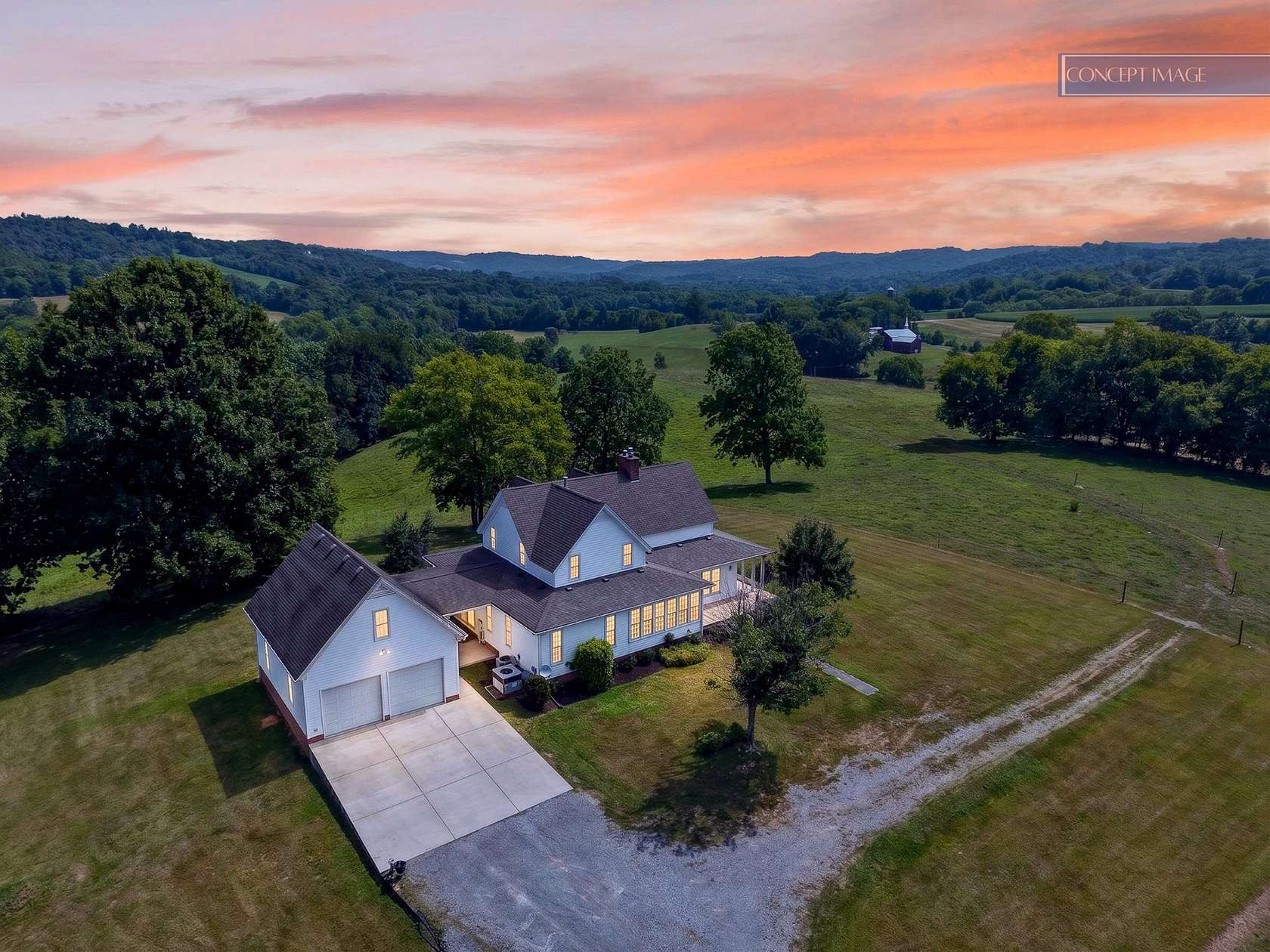 37.3 Acres of Agricultural Land with Home for Sale in Liberty, Tennessee