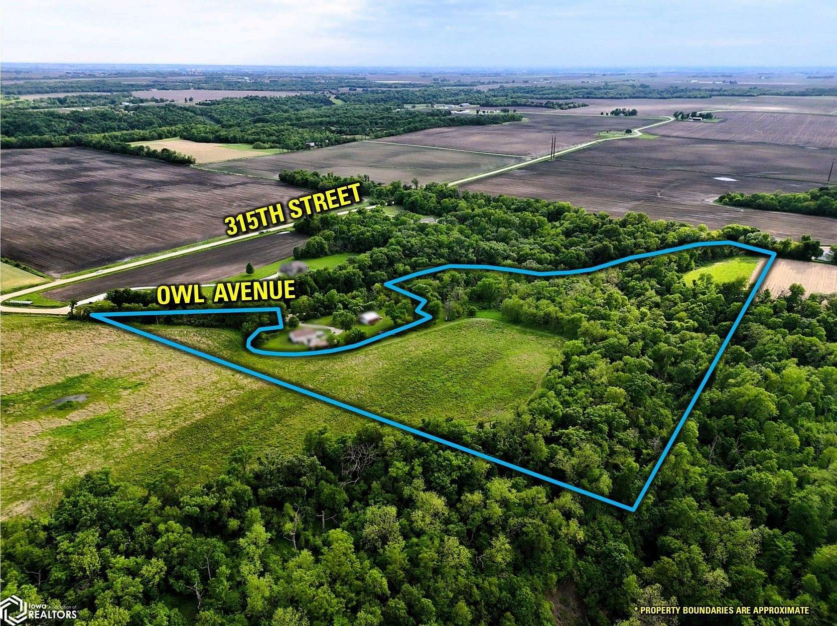 16.5 Acres of Land for Sale in Woodward, Iowa