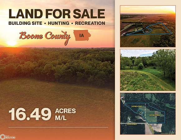16.5 Acres of Land for Sale in Woodward, Iowa