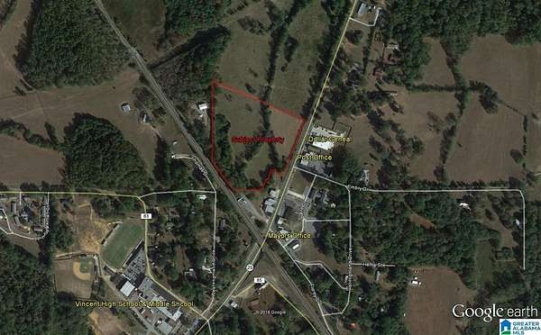 10 Acres of Commercial Land for Sale in Vincent, Alabama
