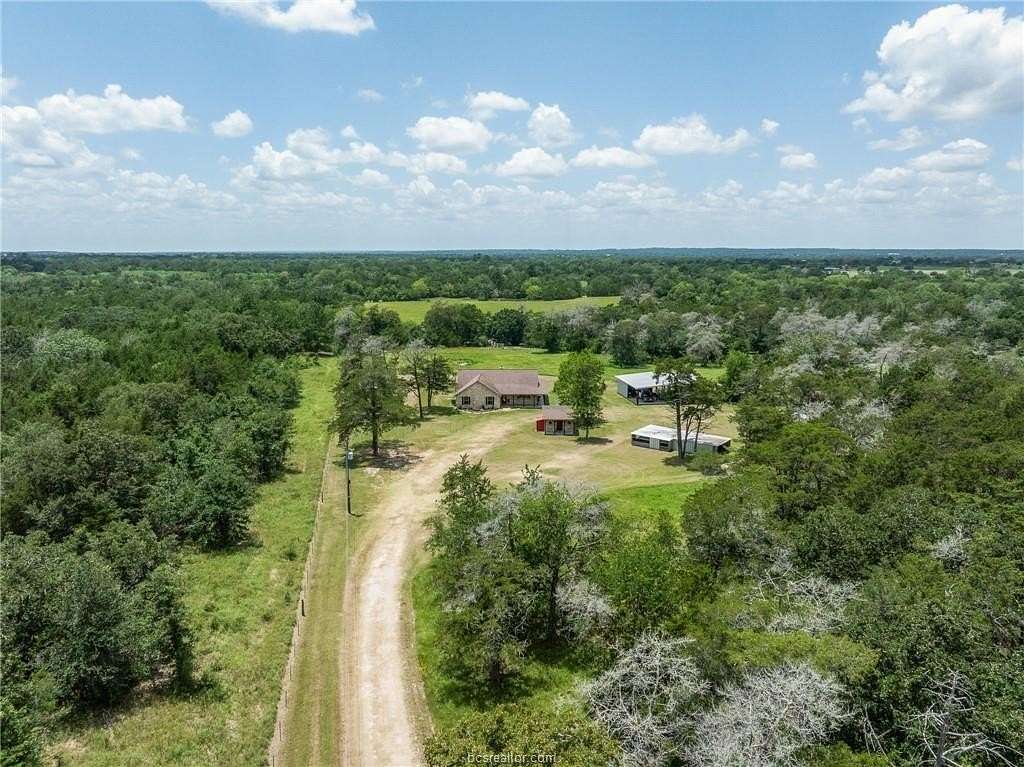 27.9 Acres of Recreational Land with Home for Sale in Anderson, Texas
