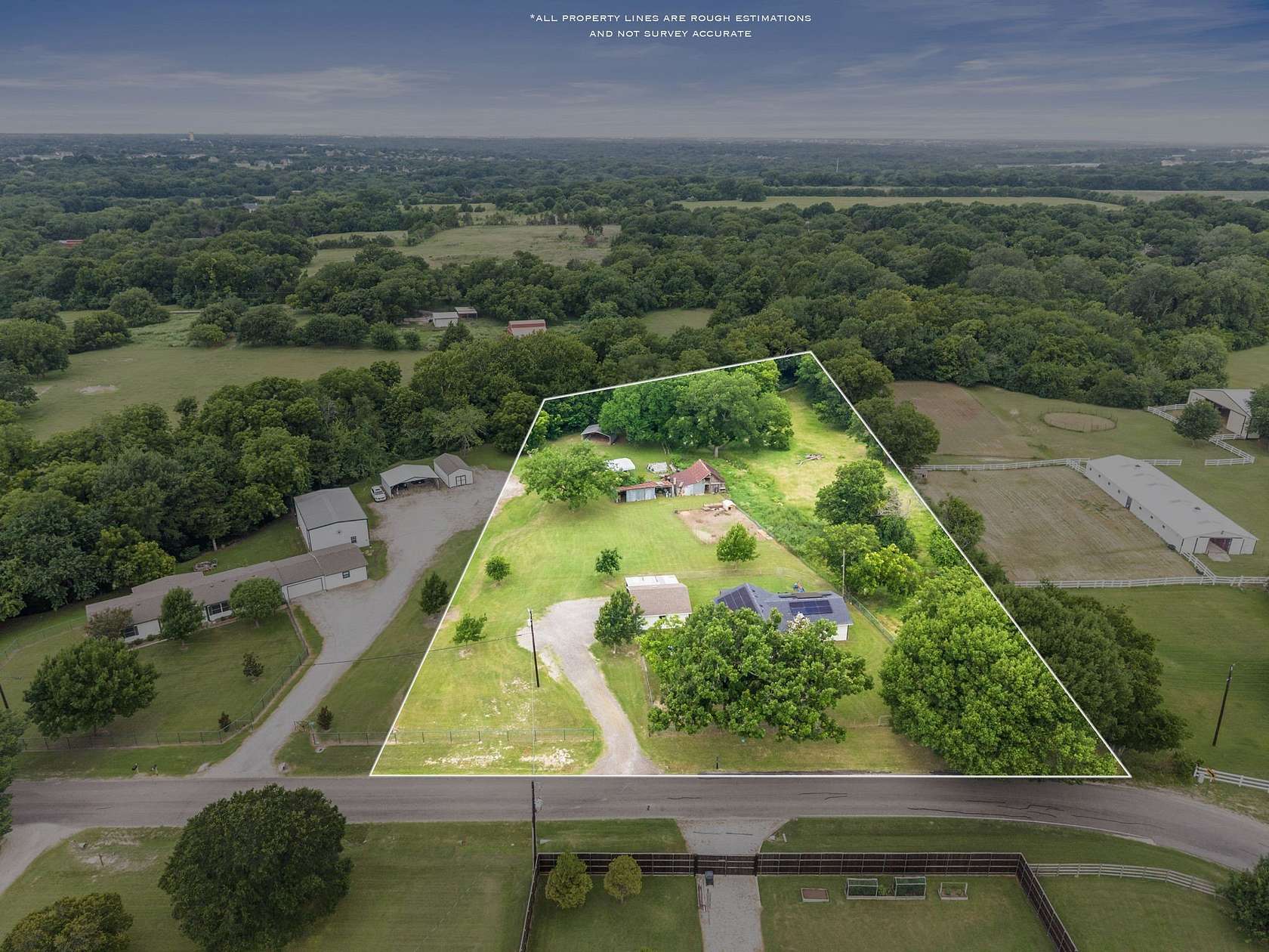 2.7 Acres of Land with Home for Sale in McKinney, Texas
