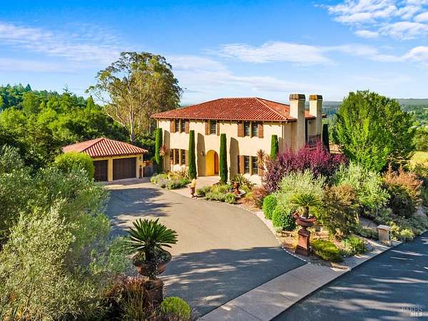 11.3 Acres of Land with Home for Sale in Santa Rosa, California