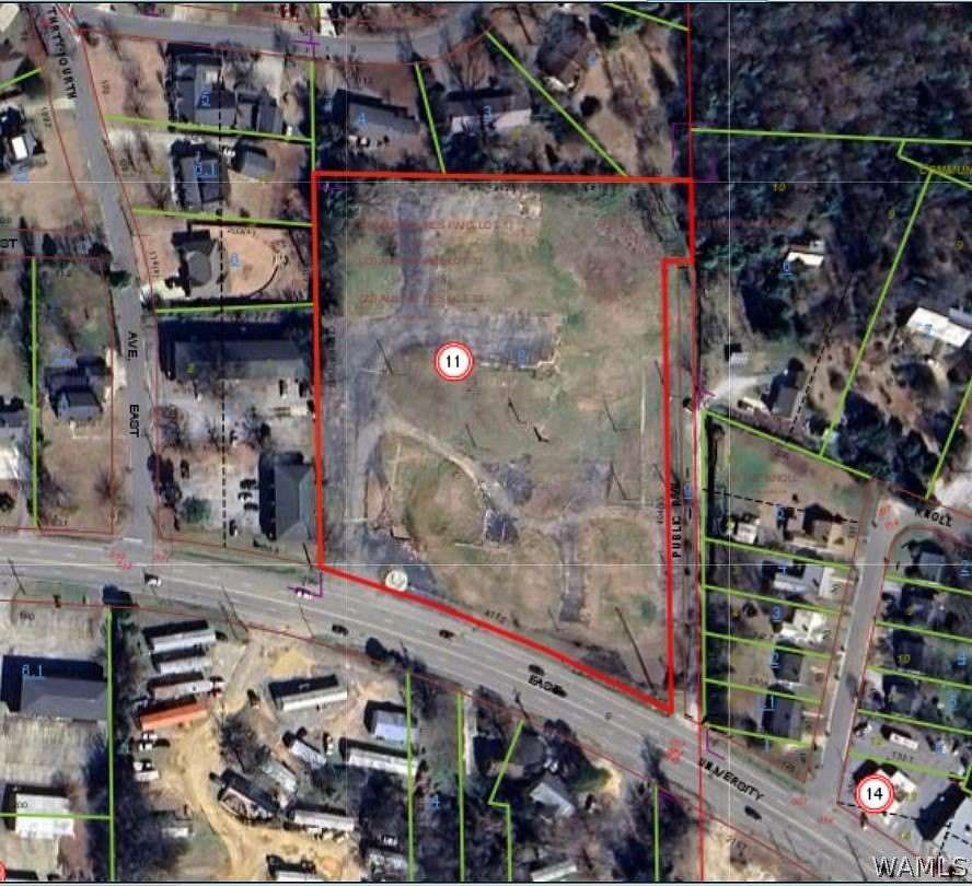 4.45 Acres of Land for Sale in Tuscaloosa, Alabama