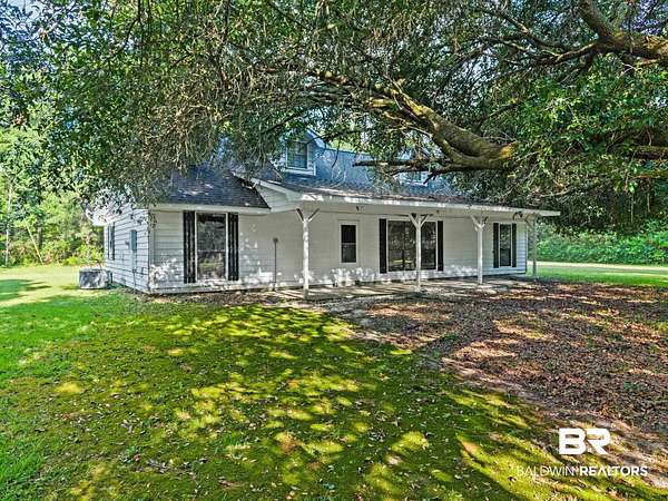 4.9 Acres of Land with Home for Sale in Stapleton, Alabama