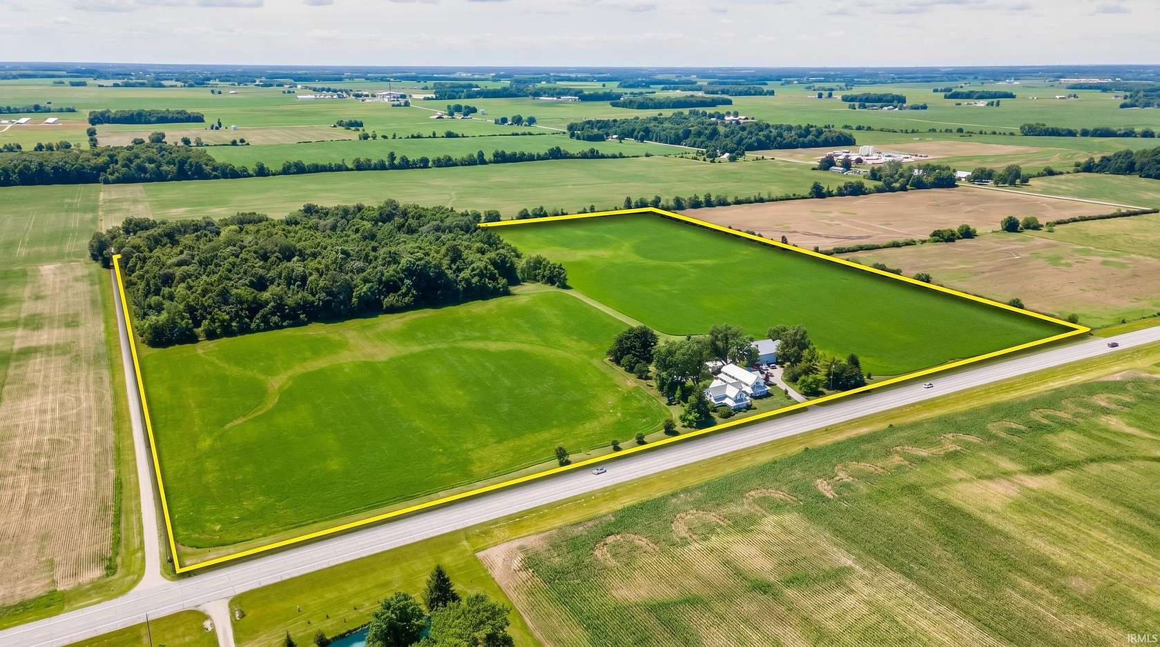 39.4 Acres of Agricultural Land with Home for Sale in Winchester, Indiana