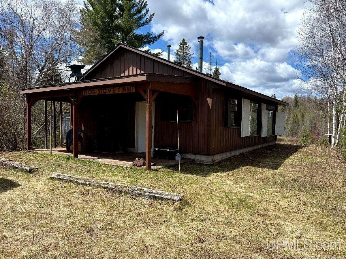 40 Acres of Recreational Land with Home for Sale in Crystal Falls, Michigan