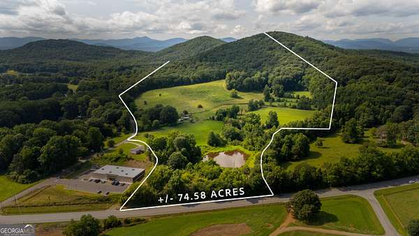 76 Acres of Land for Sale in Cleveland, Georgia