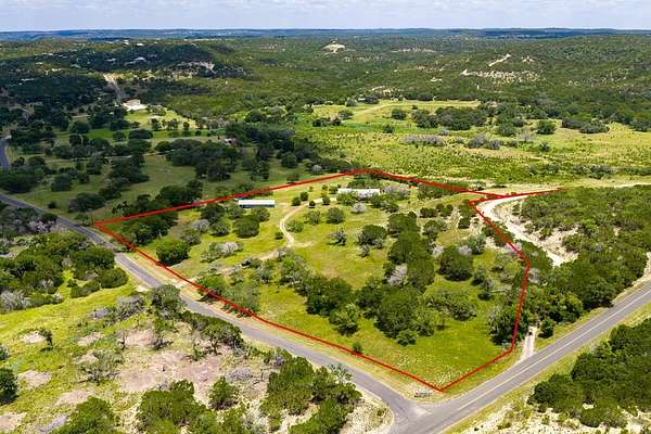 10 Acres of Land with Home for Sale in Center Point, Texas