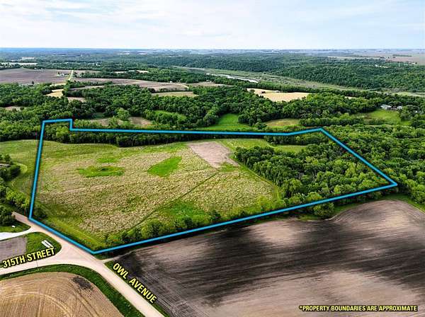 29.2 Acres of Recreational Land for Sale in Woodward, Iowa