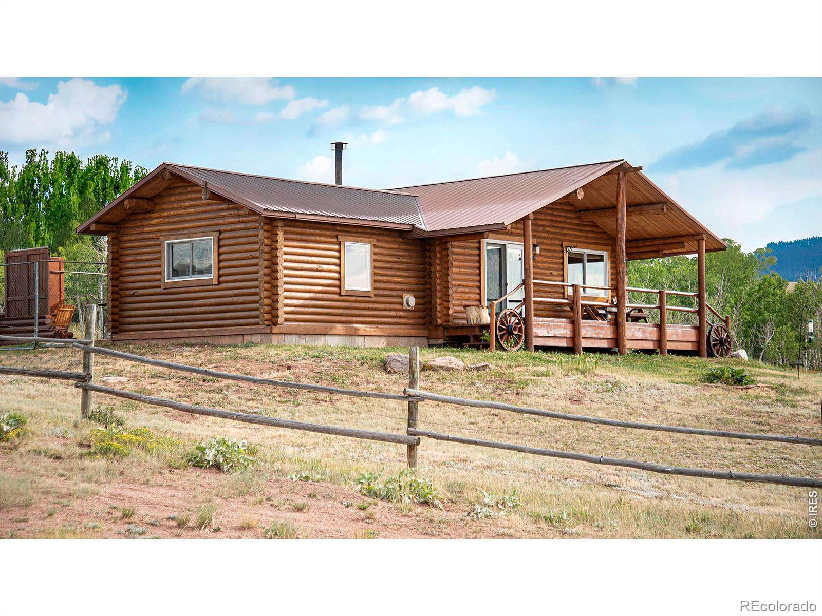 153 Acres of Land with Home for Sale in Red Feather Lakes, Colorado