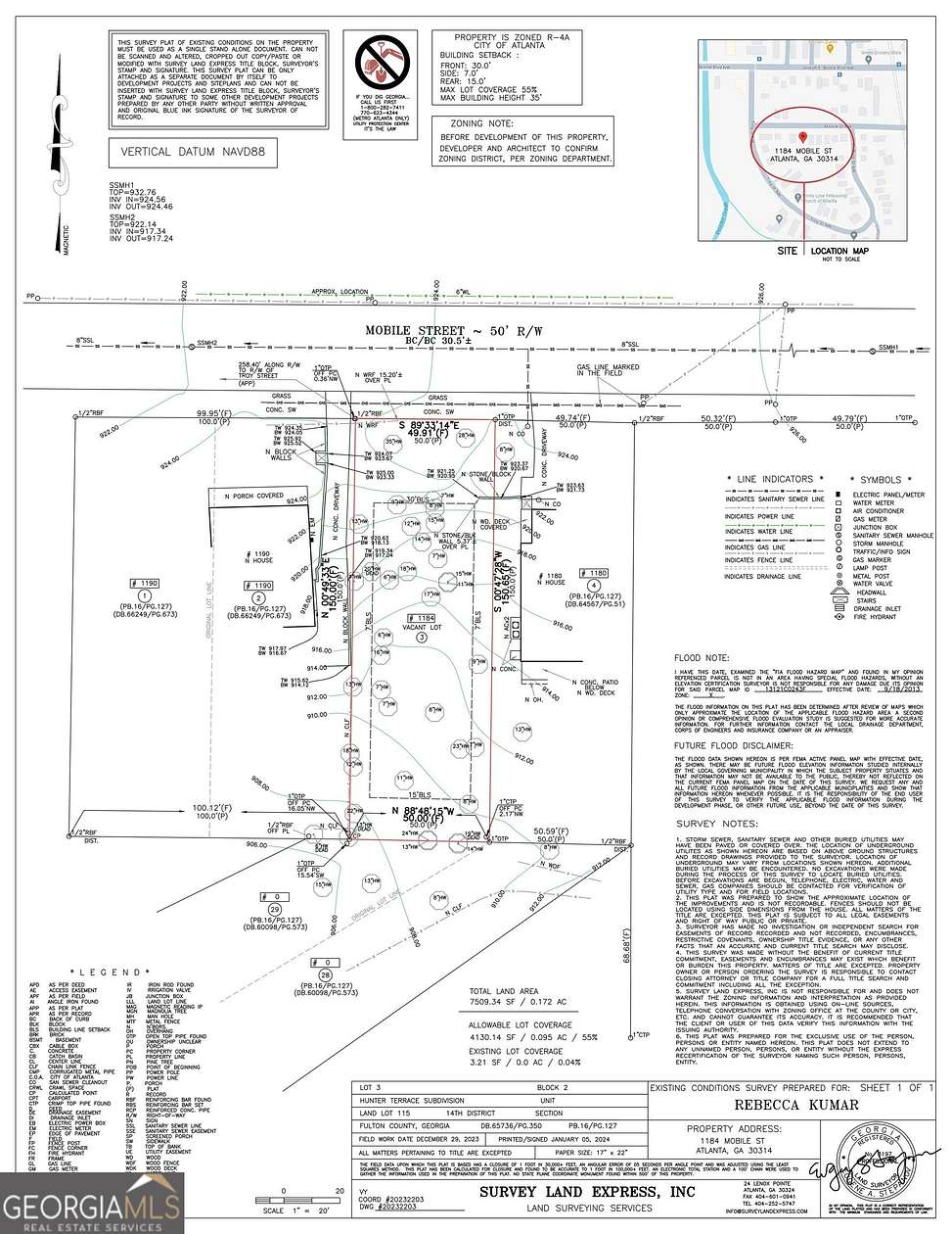 0.17 Acres of Residential Land for Sale in Atlanta, Georgia