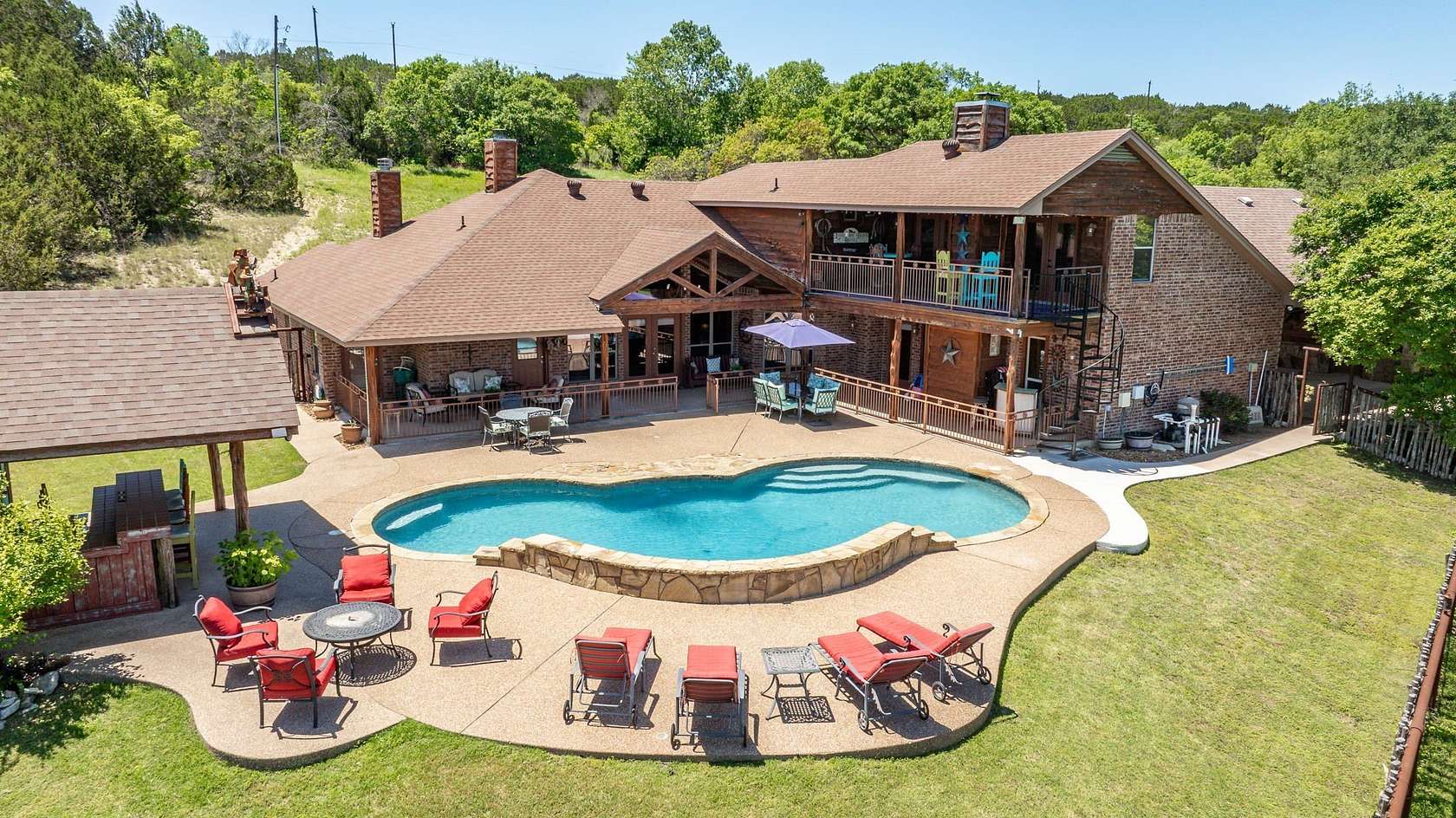 5 Acres of Land with Home for Sale in Bluff Dale, Texas