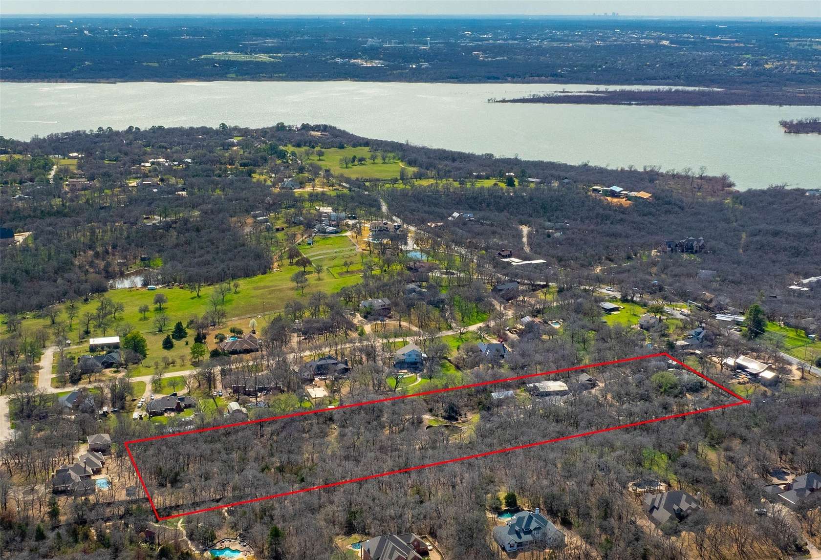 6.69 Acres of Land with Home for Sale in Flower Mound, Texas