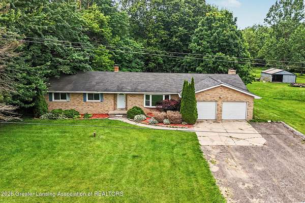 10 Acres of Recreational Land with Home for Sale in Grand Ledge, Michigan