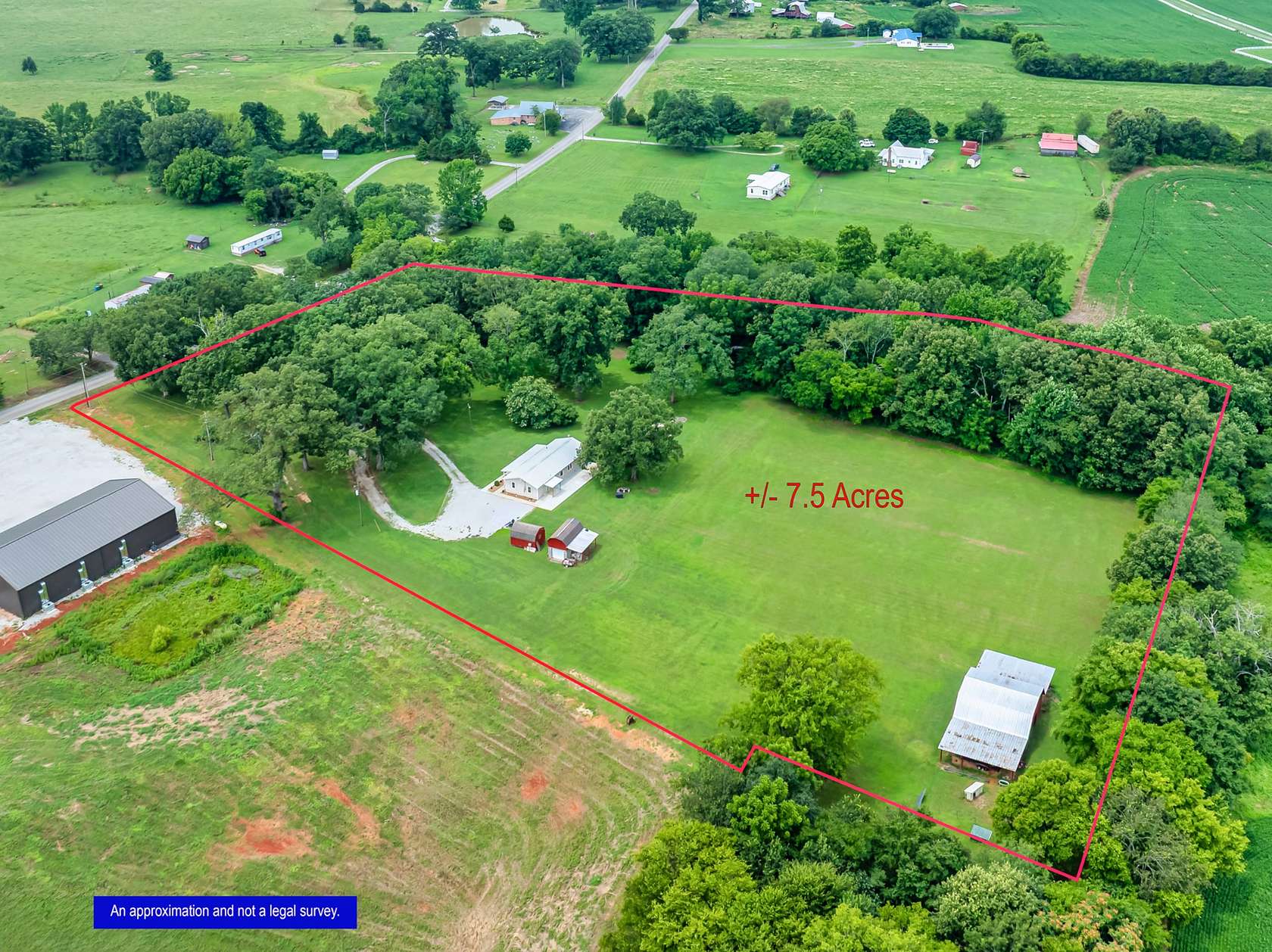 7.5 Acres of Land with Home for Sale in Pelham, Tennessee