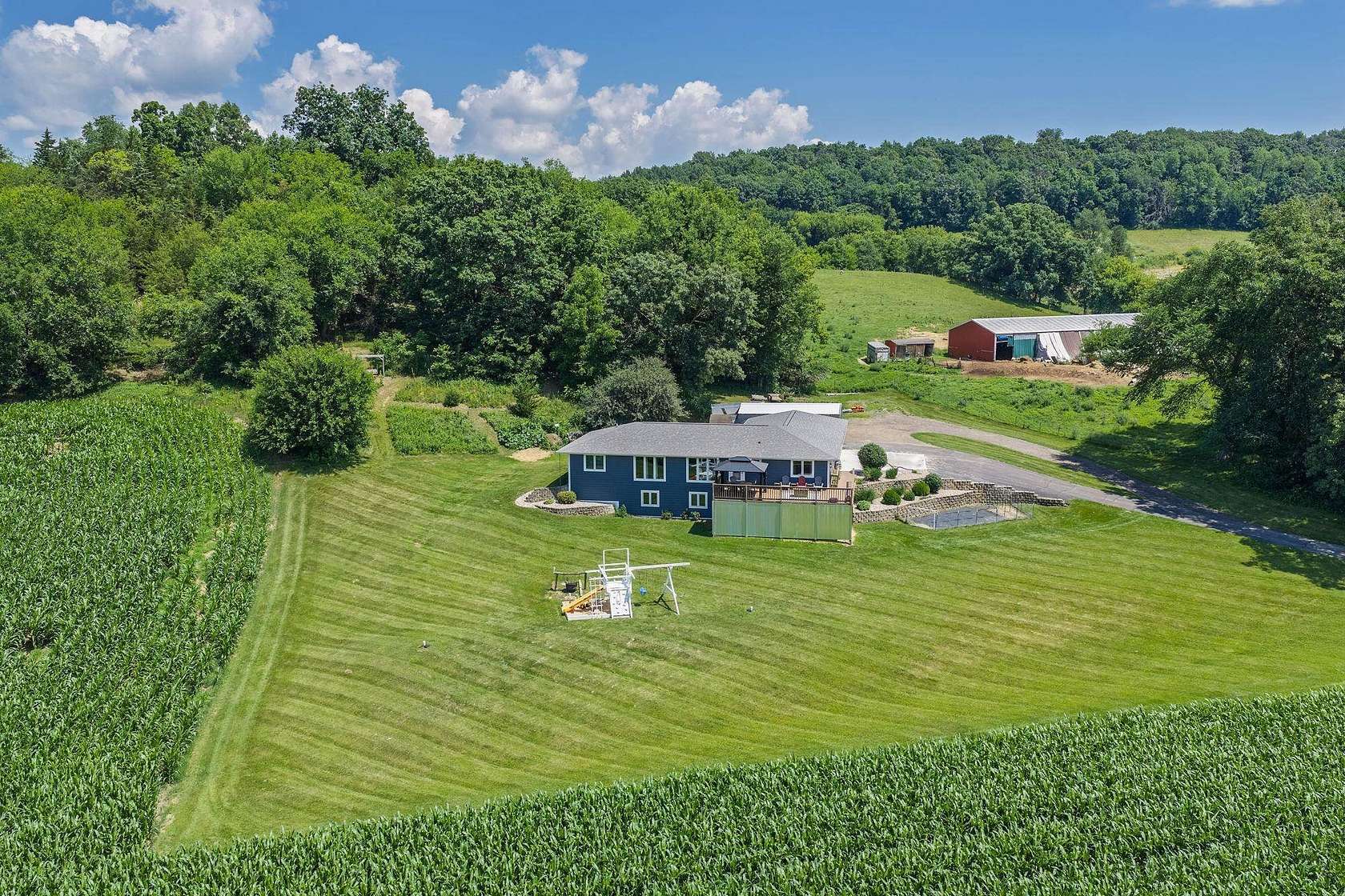 2 Acres of Land with Home for Sale in Sauk City, Wisconsin