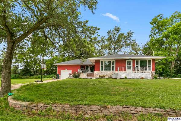 7.87 Acres of Land with Home for Sale in Fremont, Nebraska