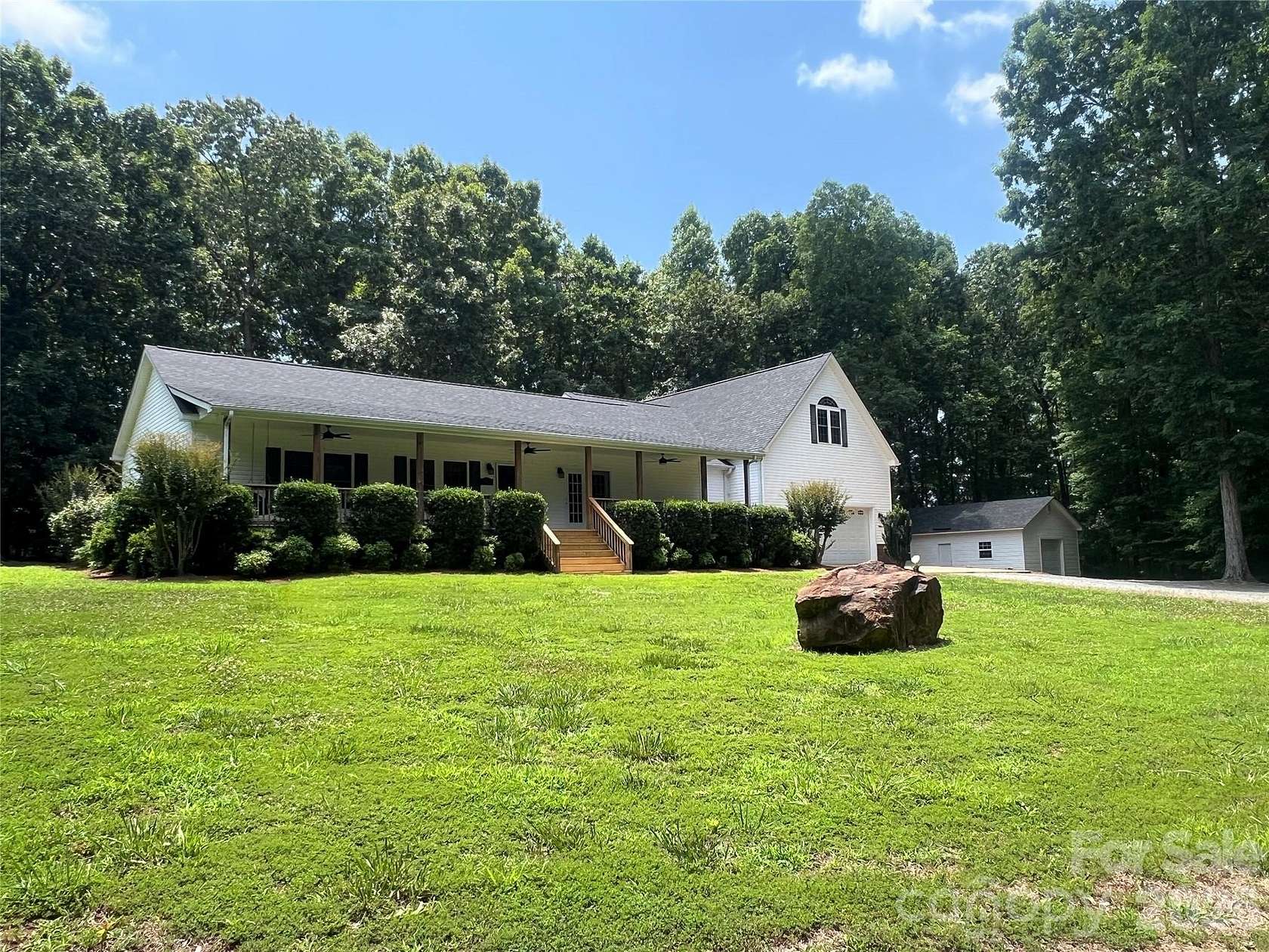 5.23 Acres of Land with Home for Sale in New London, North Carolina