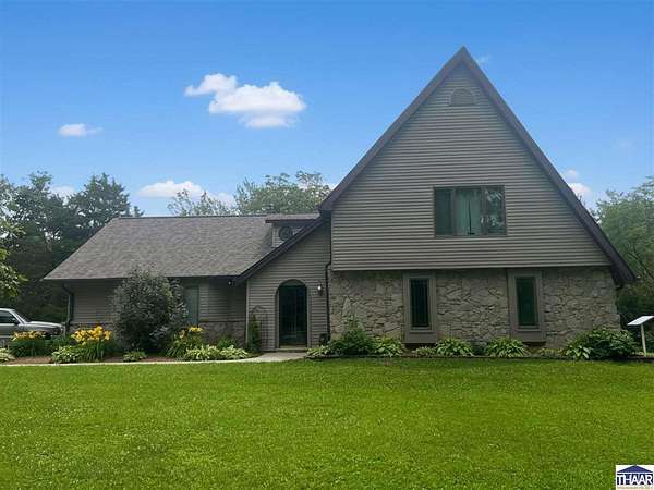 6.66 Acres of Land with Home for Sale in Worthington, Indiana