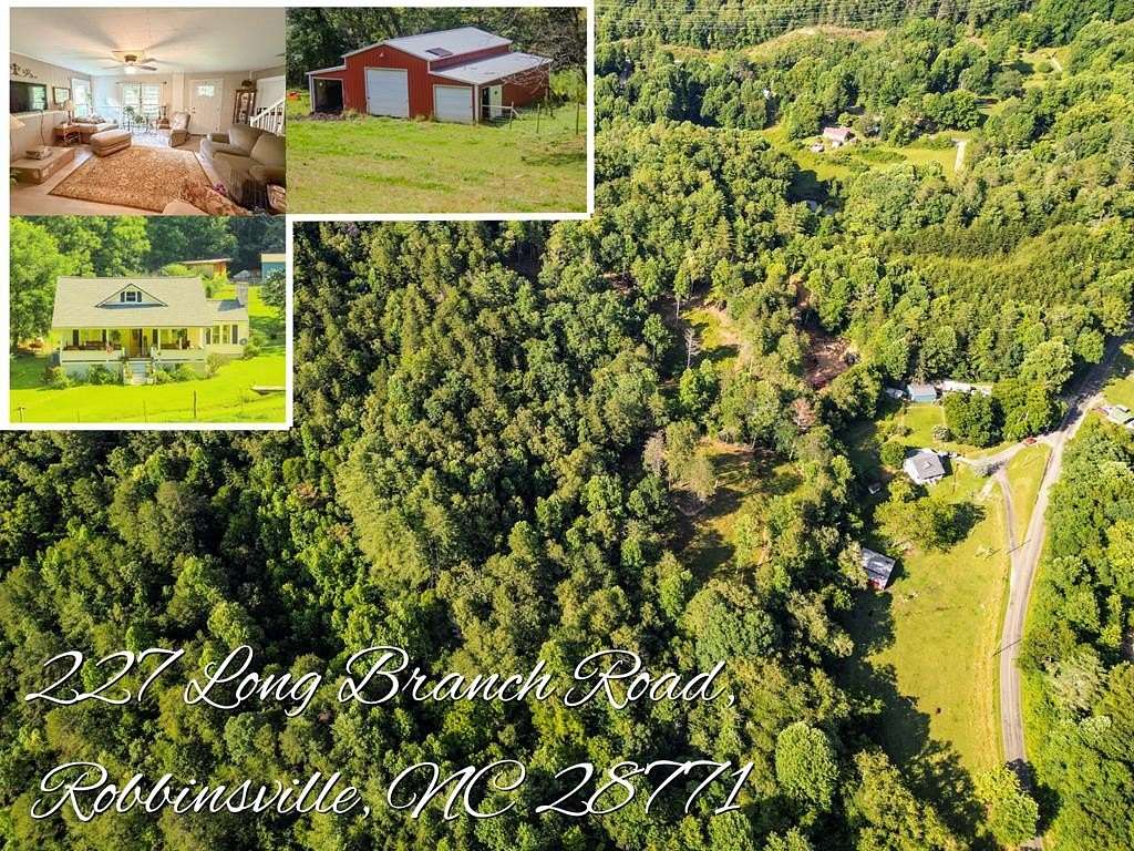 24.5 Acres of Land with Home for Sale in Robbinsville, North Carolina