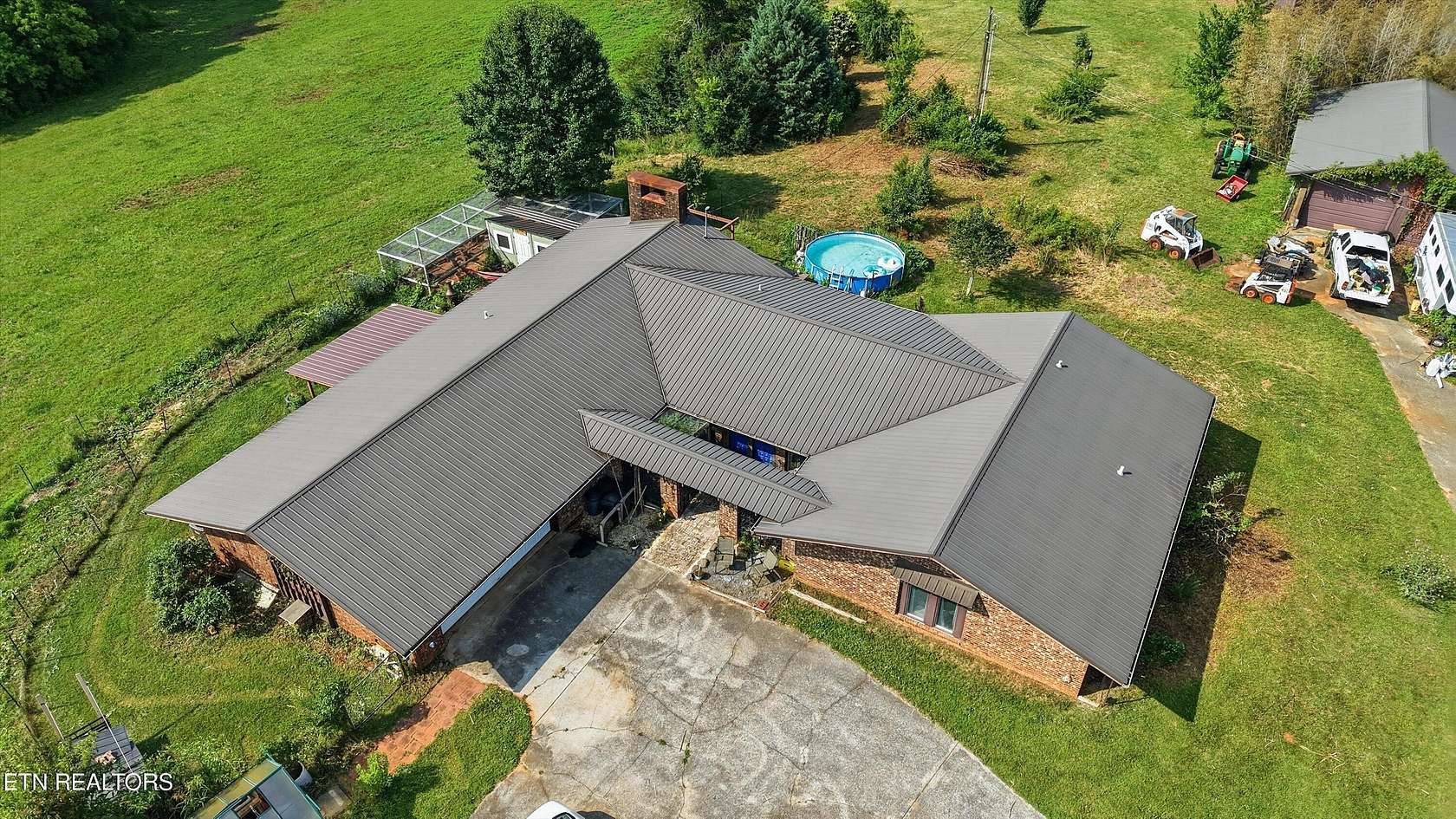 21.6 Acres of Agricultural Land with Home for Sale in Maryville, Tennessee