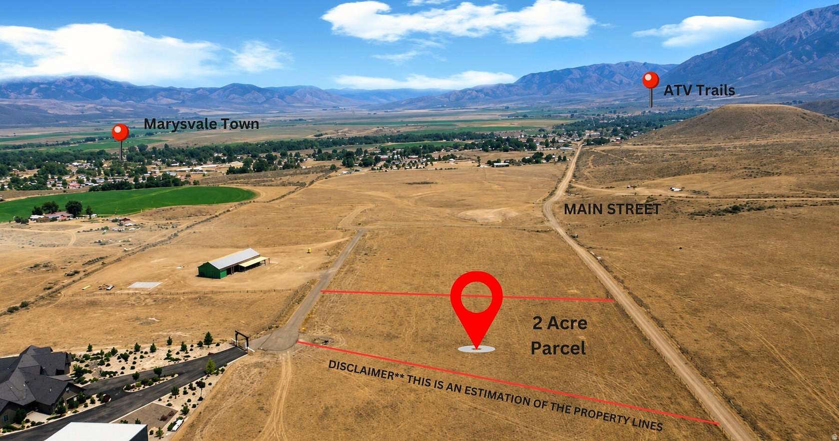 2 Acres of Residential Land for Sale in Marysvale, Utah