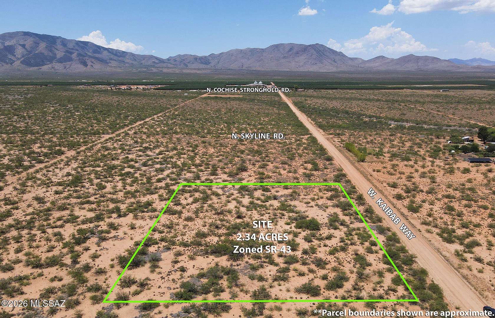 2.34 Acres of Land for Sale in Cochise, Arizona