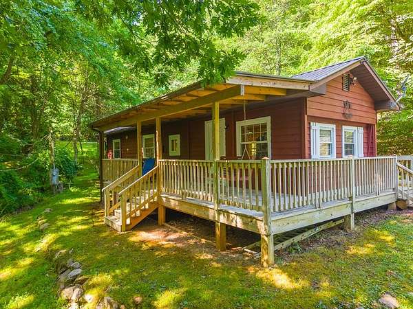 1.74 Acres of Land with Home for Sale in Franklin, North Carolina