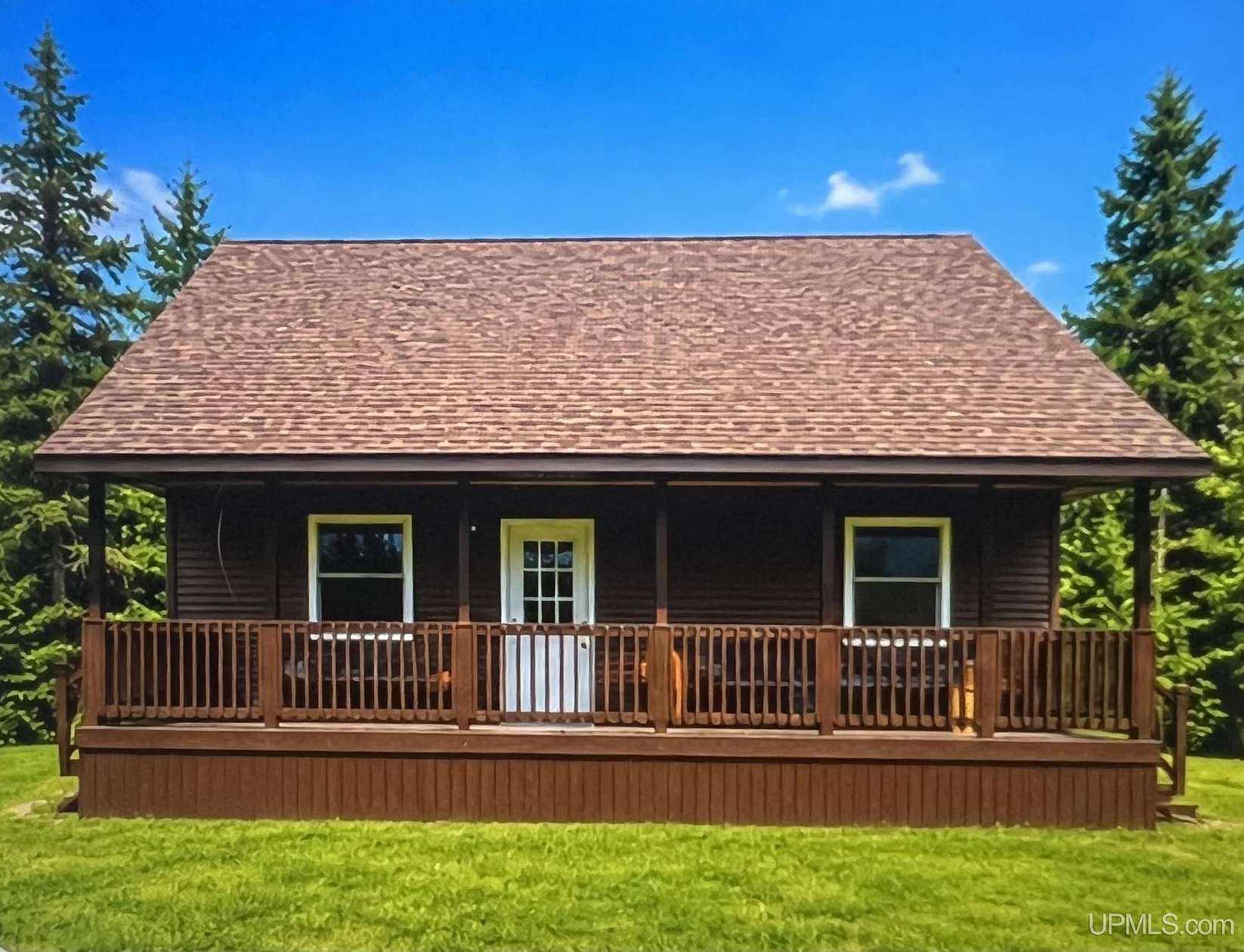 40 Acres of Recreational Land with Home for Sale in Hessel, Michigan