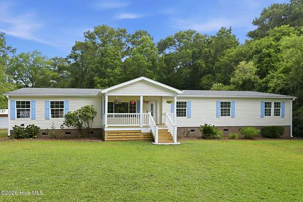 3.9 Acres of Land with Home for Sale in Newport, North Carolina