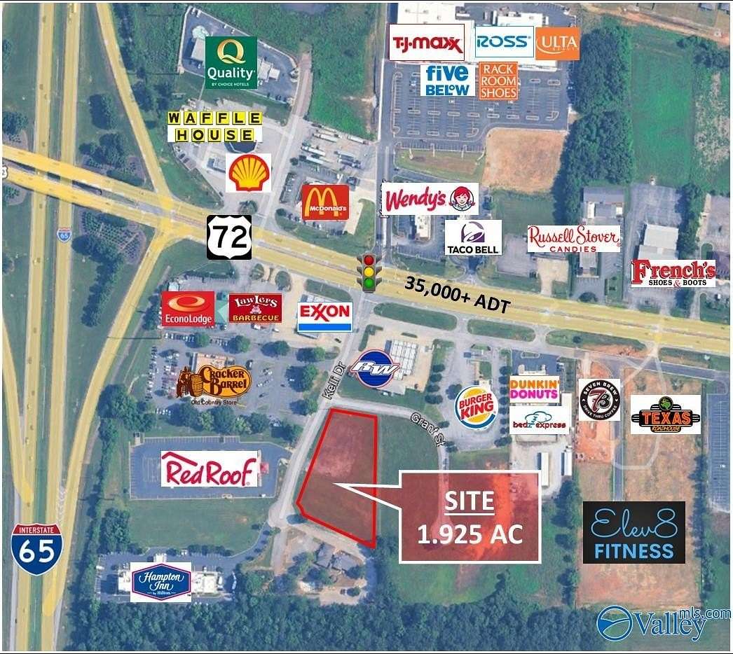 2 Acres of Commercial Land for Sale in Athens, Alabama