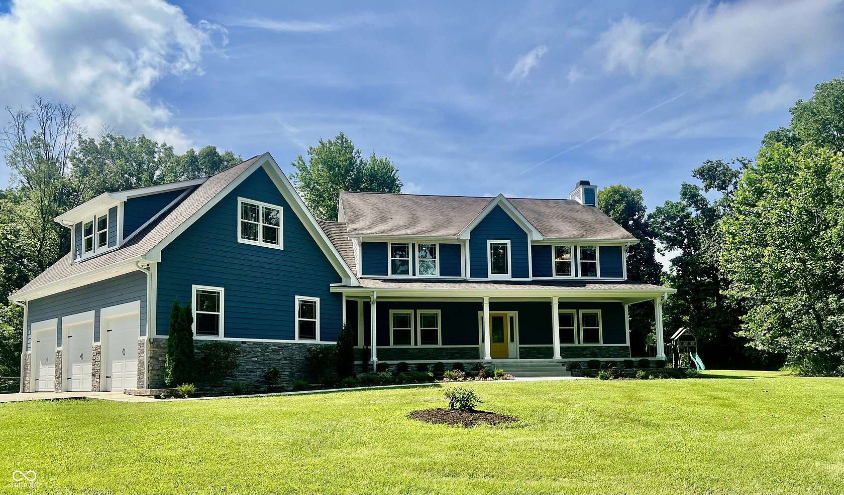 9.84 Acres of Land with Home for Sale in Columbus, Indiana