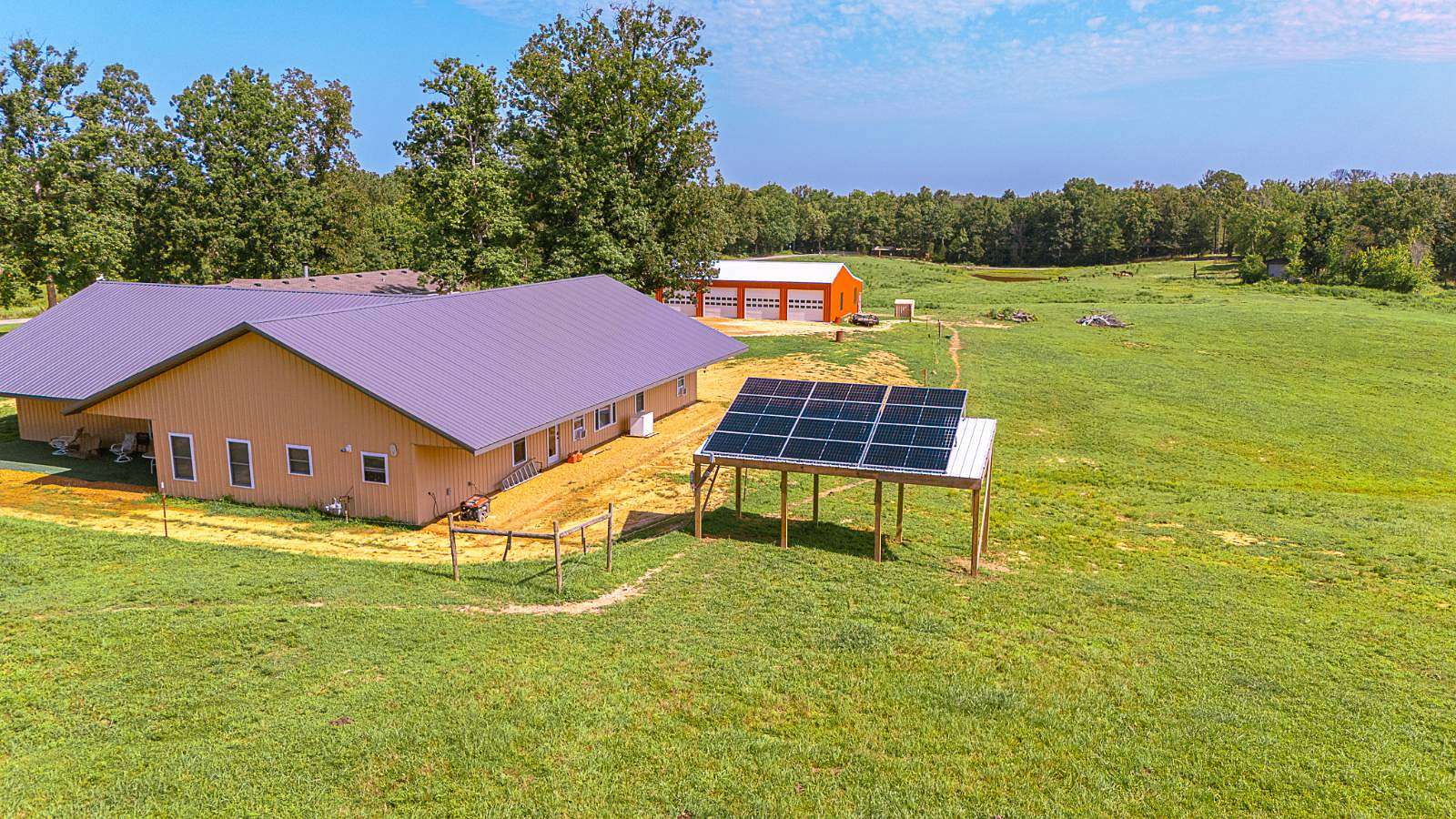 17.4 Acres of Land with Home for Sale in Big Sandy, Tennessee