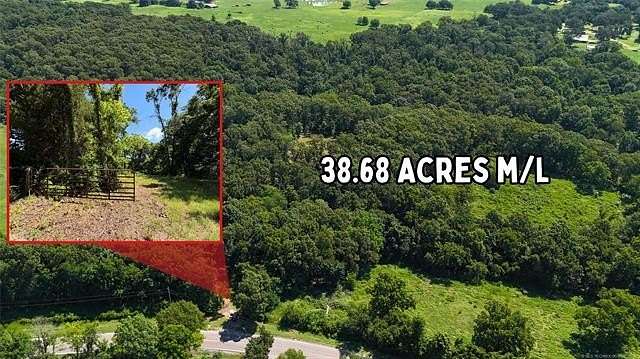 38.7 Acres of Land for Sale in Bunch, Oklahoma