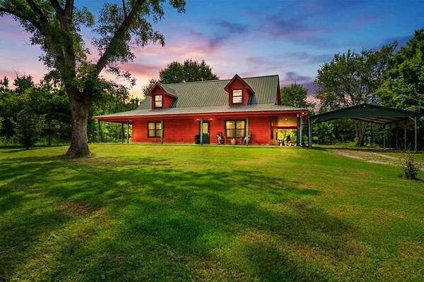 11.8 Acres of Land with Home for Sale in Kennard, Texas