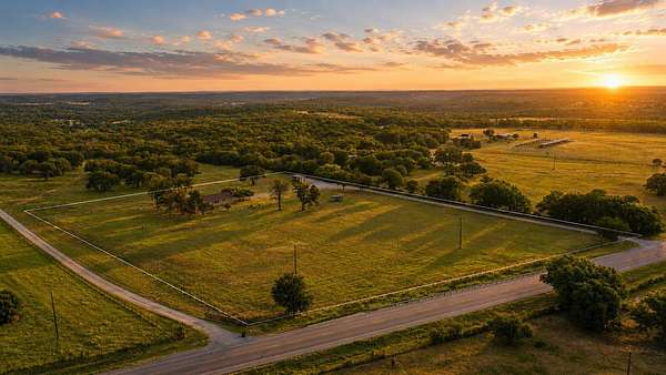 5.37 Acres of Land with Home for Sale in Bluff Dale, Texas