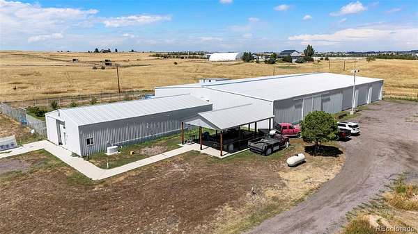 35 Acres of Agricultural Land with Home for Sale in Parker, Colorado