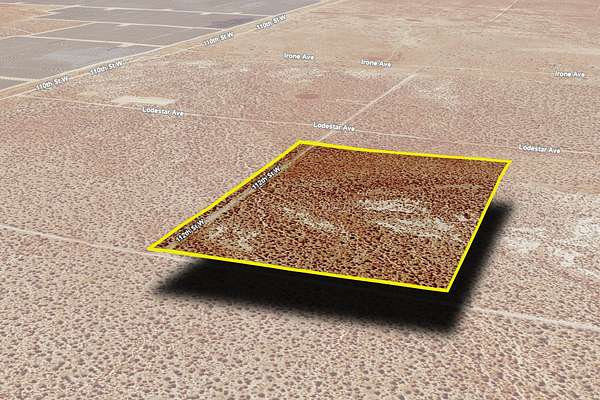 15 Acres of Recreational & Residential Land for Sale in Rosamond, California