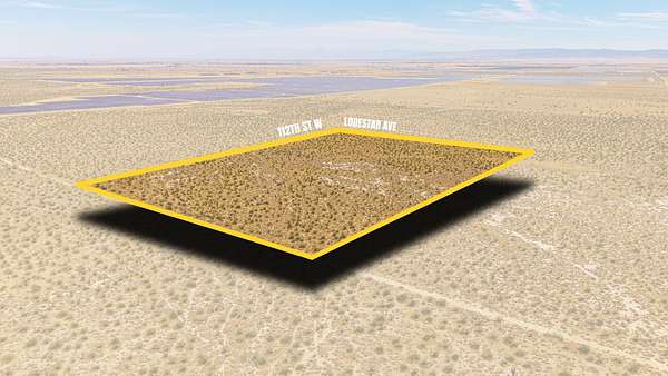 15 Acres of Recreational & Residential Land for Sale in Rosamond, California