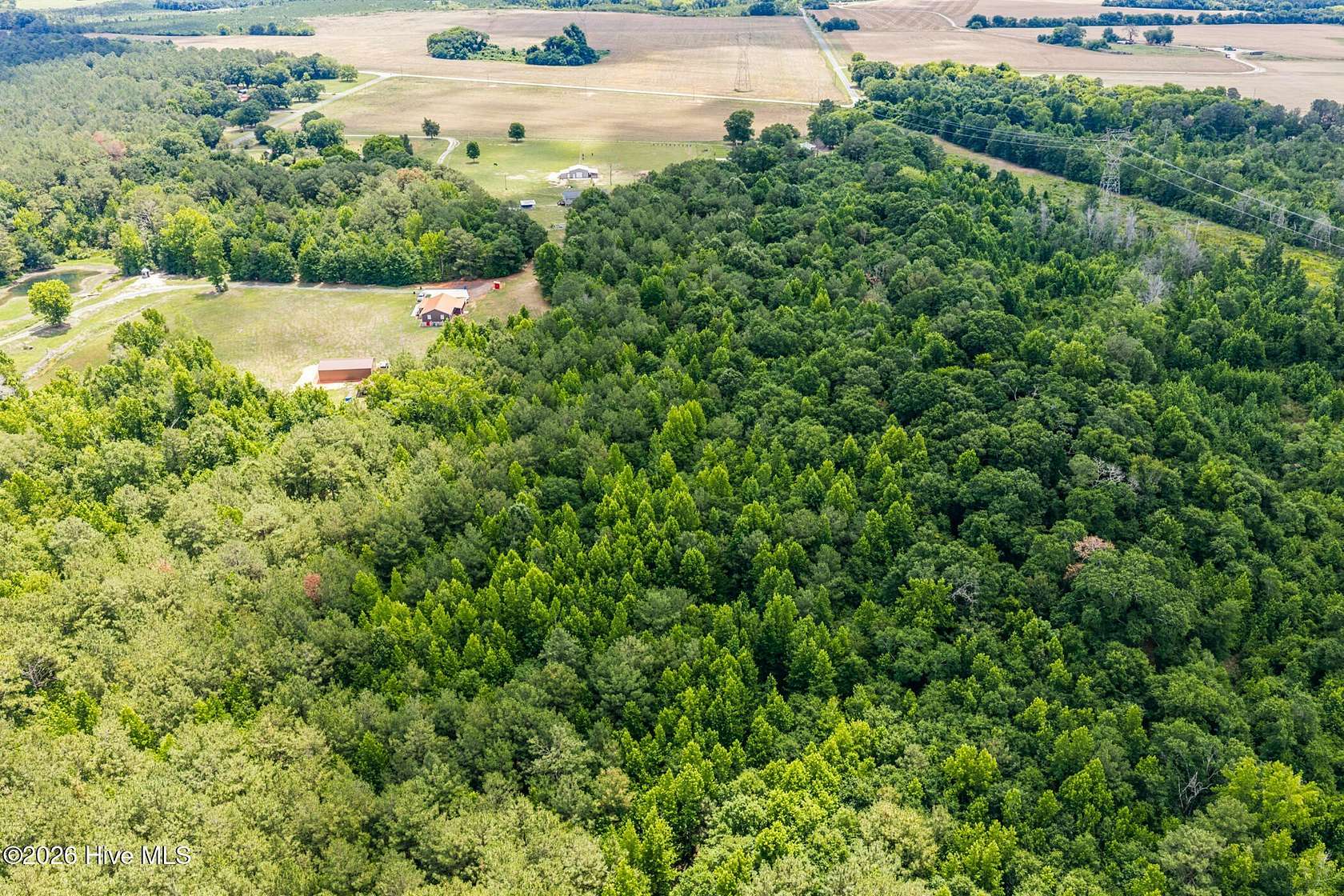34.5 Acres of Recreational Land with Home for Sale in Rockingham, North Carolina