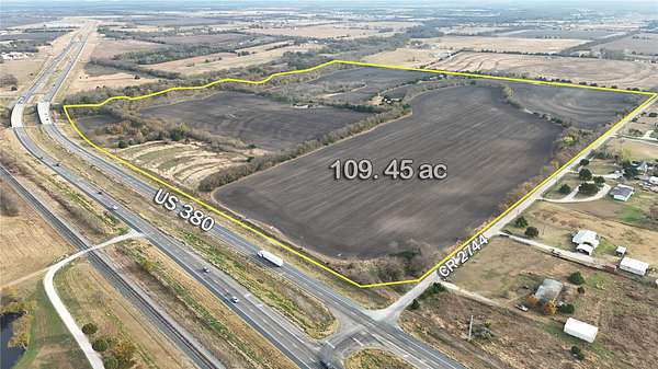 110 Acres of Mixed-Use Land for Sale in Caddo Mills, Texas