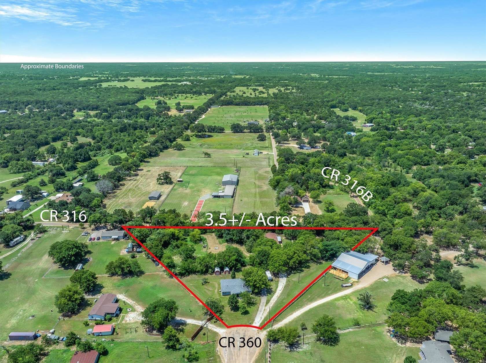 3.6 Acres of Land with Home for Sale in Terrell, Texas